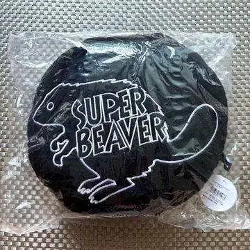 SUPER BEAVER 쿠션 블랙