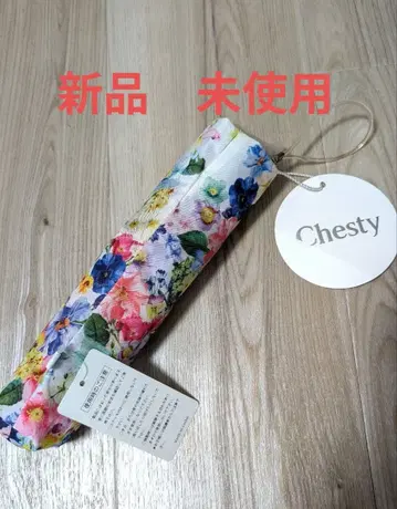 택 포함 미사용 새상품 Chesty 우천 겸용 접이식 우산