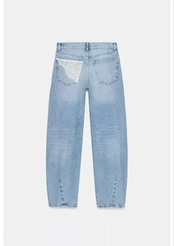 완판템 ZARA Z1975 데미지 가공 배기 레이스 데님 팬츠 32