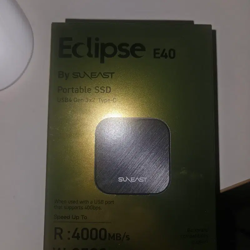 썬이스트 Eclipse E40 휴대용 SSD 미개봉 새재품 USB4