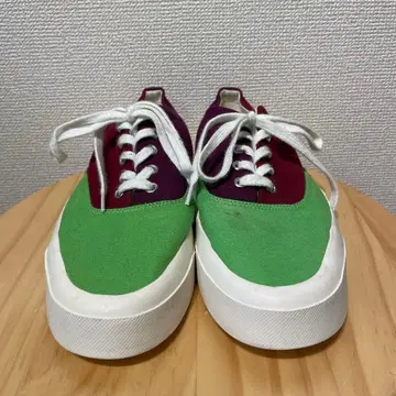 메종 키츠네 컬러 스니커즈 그린 4480