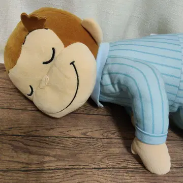 호기심 많은 조지 봉제 인형 파자마 차림
