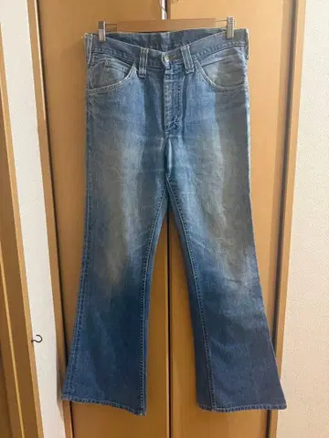 70s Lee USA제 벨보텀 데님 플레어 컷