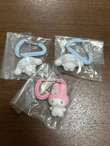 산리오 캐릭터즈 카라비너 3개 세트