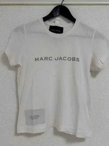 MARC JACOBS 로고 T셔츠 화이트 XS