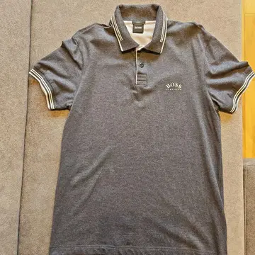 BOSS HUGO BOSS 피케 셔츠 그레이 슬림 핏