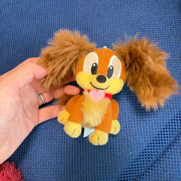 디즈니 피피 플루토 인형 배지 키링
