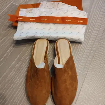 미사용! BEAMS 에스파드리유 샌들 브라운