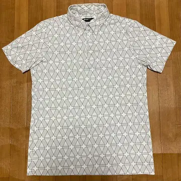 1회 착용 DESCENTE 스릭슨 골프 버튼 다운 남성용 피케 셔츠