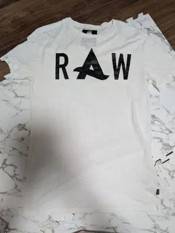 지스타로우 G-STAR RAW 반팔 화이트 티셔츠