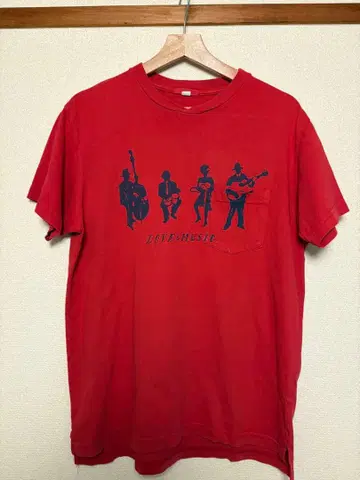 Engineered Garments LOVE & MUSIC 티셔츠
