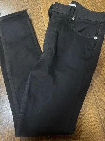마우지 MOUSSY 블랙 스키니 데님 27인치