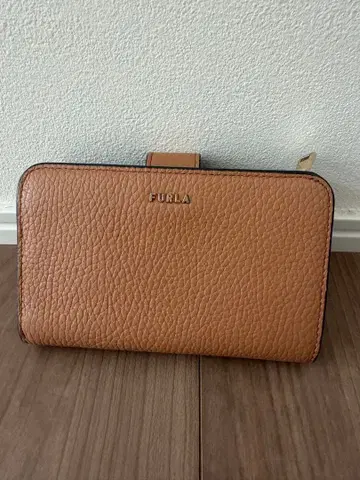 FURLA 접이식 지갑 브라운