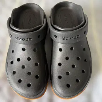 Crocs 버블 크러쉬 클로그 통굽 컬러 BK/GM