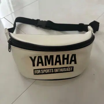 레어품 YAMAHA 바디백 웨스트 파우치 화이트
