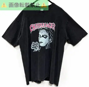챌린저 PUNK GIRL 빈티지 가공 반팔 T셔츠 L