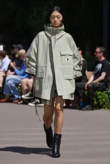 sacai carhartt 24SS 덕 나일론 트윌 코트