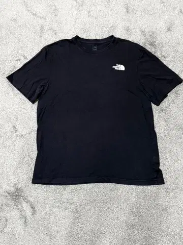 [한국 한정판] THE NORTH FACE 티셔츠 블랙 2XL
