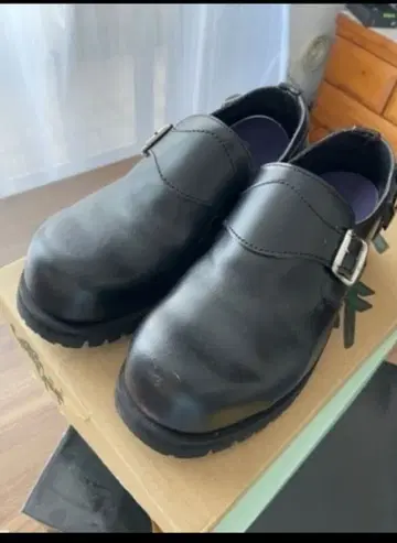Getta Grip 3 Buckle Shoes Black UK4
