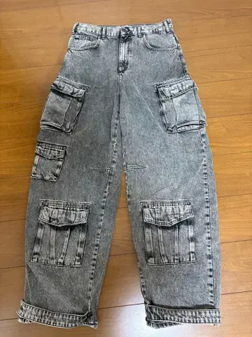 ZARA 카고 데님 팬츠