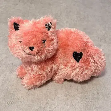 요네즈켄시 리이슈 고양이 핑크 봉제 인형