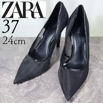 [ 새상품급 ] ZARA 자라 24 펌프스 하이힐 메쉬 스틸레토