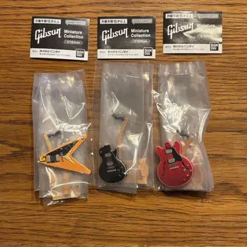 Gibson 미니어처 기타 컬렉션 3개 세트