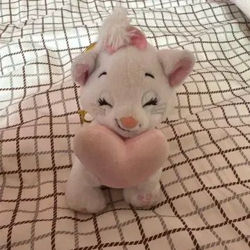 디즈니 마리 봉제 인형 키링