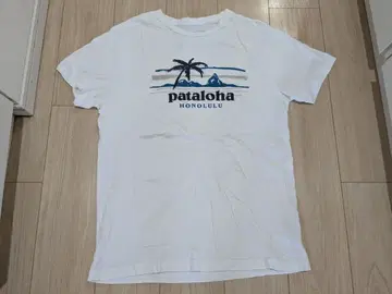 새상품급 Patagonia Pataloha 호놀룰루 하와이 T셔츠 화이트