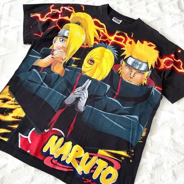 레어 NARUTO 아카츠키 T셔츠 사이즈 L 데이다라 전갈 페인