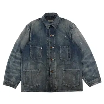 BOWWOW HERITAGE DENIM CHORE COAT AGED XL