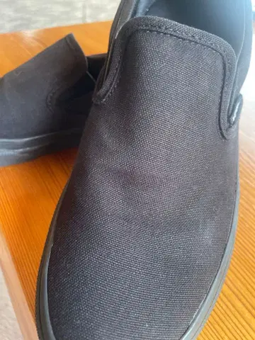 VANS Classic 슬립온 올블랙 25cm