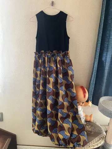 AZUL by moussy 도킹 맥시 길이 원피스