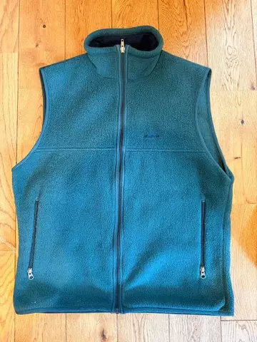 Patagonia 플리스 신틸라 베스트 그린 M 사이즈