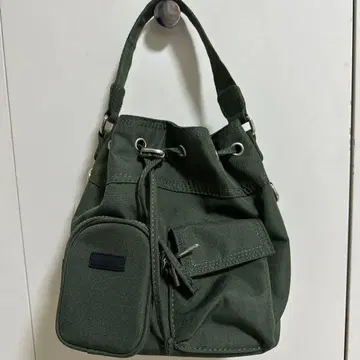MOUSSY 숄더백 카키 복조리형