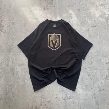 헤인즈 NHL USA 구제 의류 미국 수입 T셔츠 반팔 프린트 블랙 빅