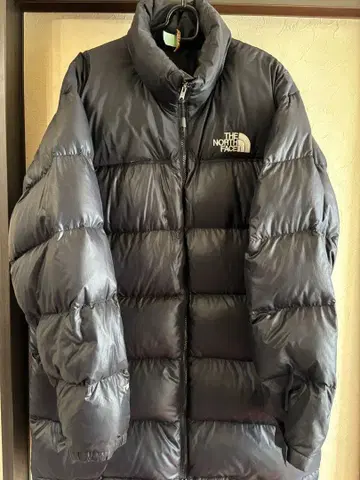 THE NORTH FACE 다운 자켓 블랙 US L 사이즈 하자 있음