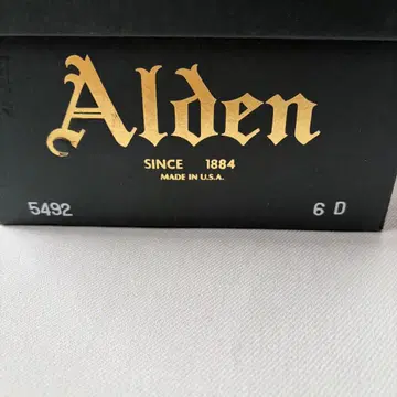 Alden 5492 V 칩 드레스 신발 6D 미사용 아나토미카