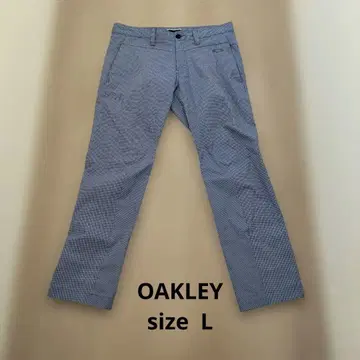 OAKLEY 골프웨어 팬츠 깅엄 체크 사이즈 34