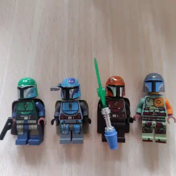 LEGO Star Wars 만달로리안 미니 피규어 4체 세트