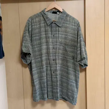 Patagonia 오가닉 코튼 XL 홍콩제 AC 셔츠 하와이안