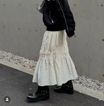 moussy PLAID GATHER 스커트 개더 스커트 마우지