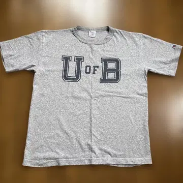 Champion U of B 셔츠 그레이 L 사이즈