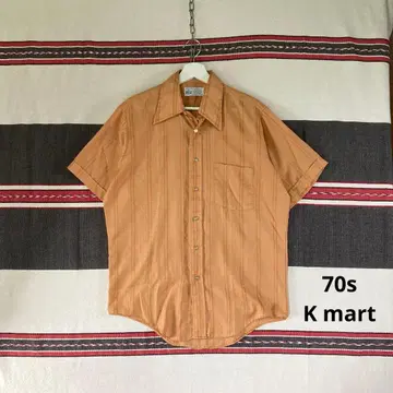 70년대 미국산 Kmart PERMANENT PRESS 반팔 셔츠 빈티지
