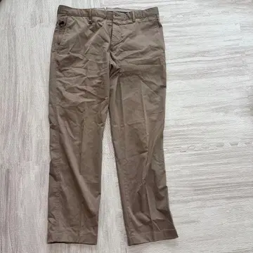 Ermenegildo Zegna 슬림핏 치노 팬츠 베이지 표기 50