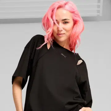PUMA T셔츠 M 블랙