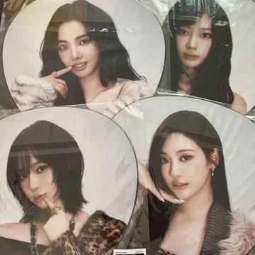 aespa 부채 카리나 윈터 닝닝 지젤