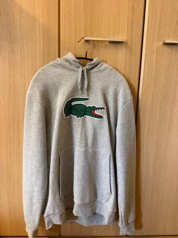 LACOSTE 라코스테 후드티 그레이