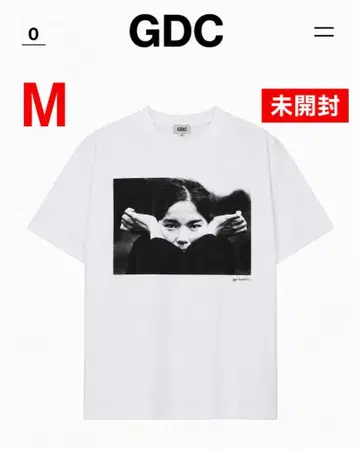 GDC Bjork Monochrome Tee 티셔츠 새상품, 미개봉
