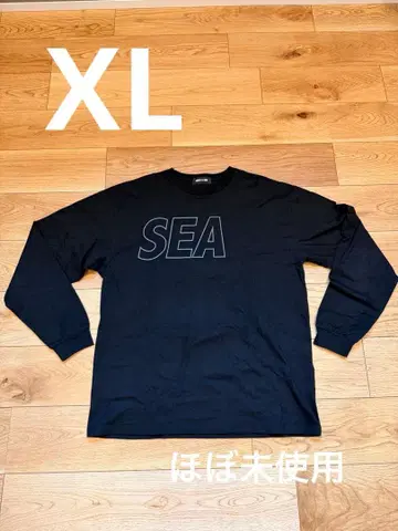 WIND AND SEA 윈드앤씨 SEA 로고 롱T 블랙